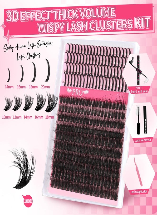 برو لاش بيوتي مجموعة رموش PROLASHBEAUTY مع رموش مدببة، مجموعة رموش ثلاثية الأبعاد، مزيج من 10-18 رموش، مجموعة رموش فردية 100D مع لاصق ومثبت للرموش، ملقط رموش للاستخدام الذاتي (مزيج من 100D-D-10-18). - Image 2